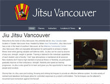 Tablet Screenshot of jitsuvancouver.com